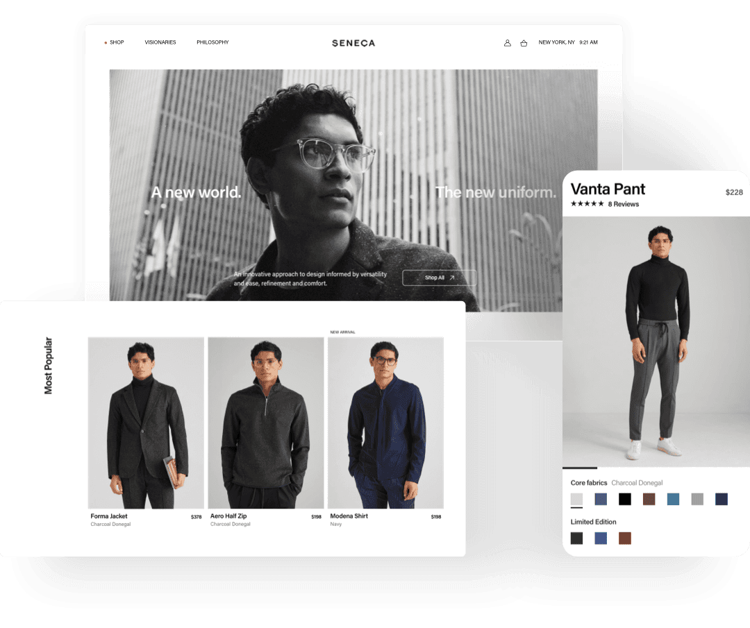 A new approach clothing website online