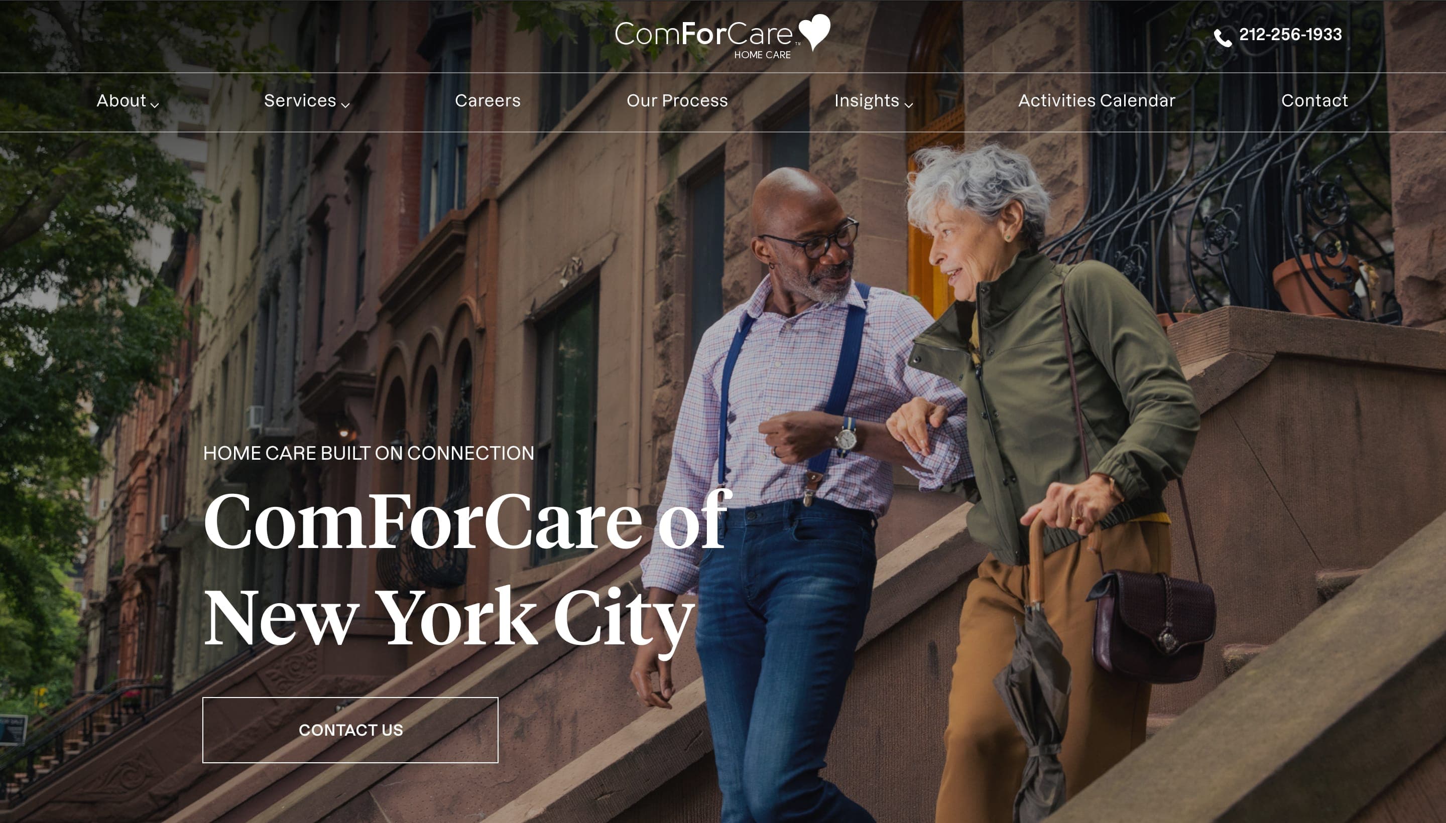 An Accessible Website For a NYC-Based Premium Senior Home Care Provider 
