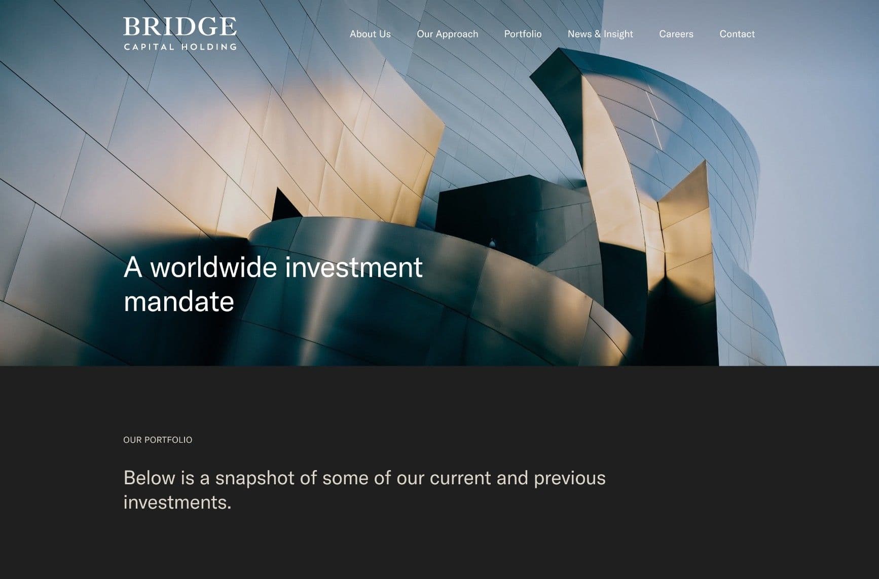 Website Design for a Family-Owned Investment Firm