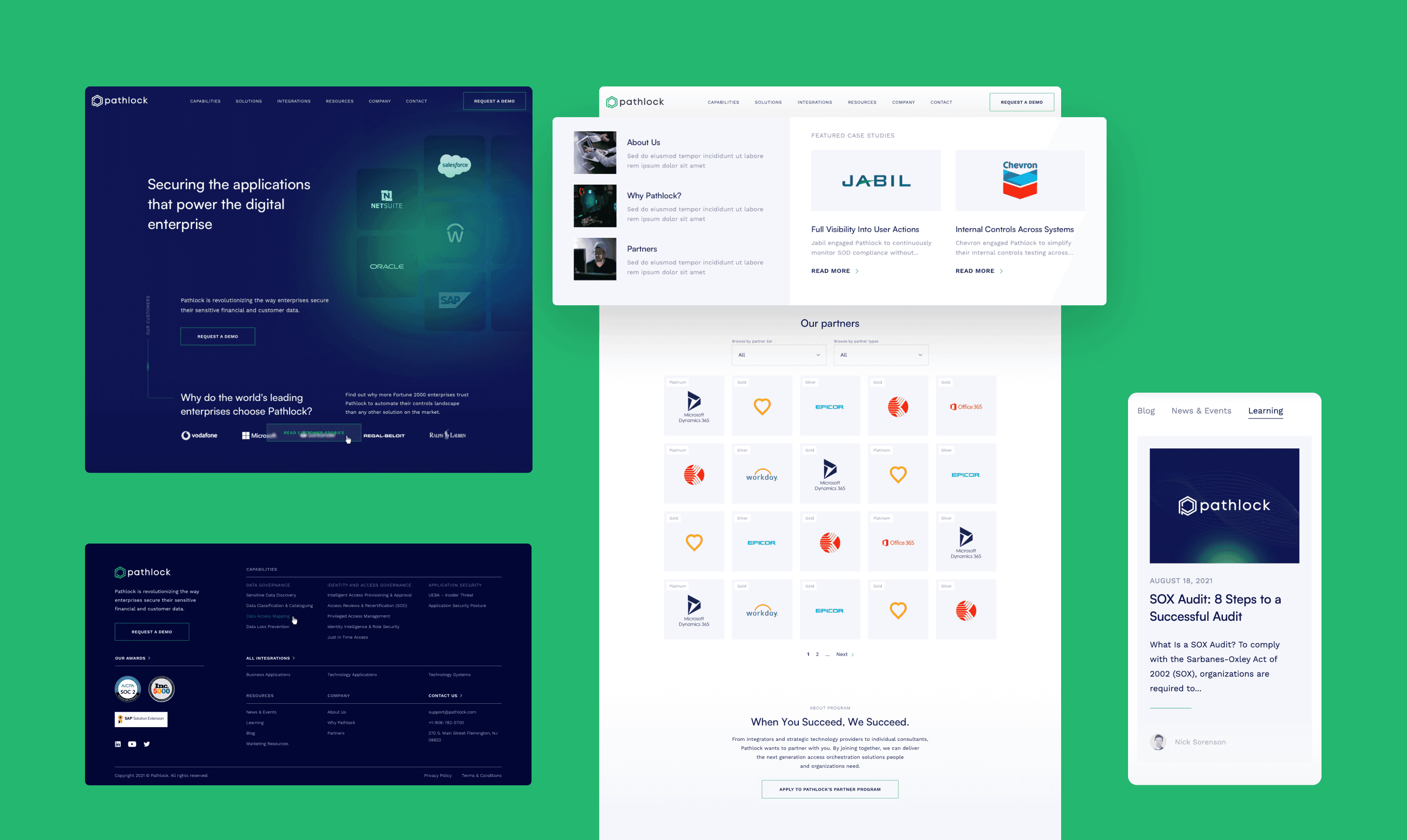 Web Experience For a Corporate-Level Cybersecurity Software Company