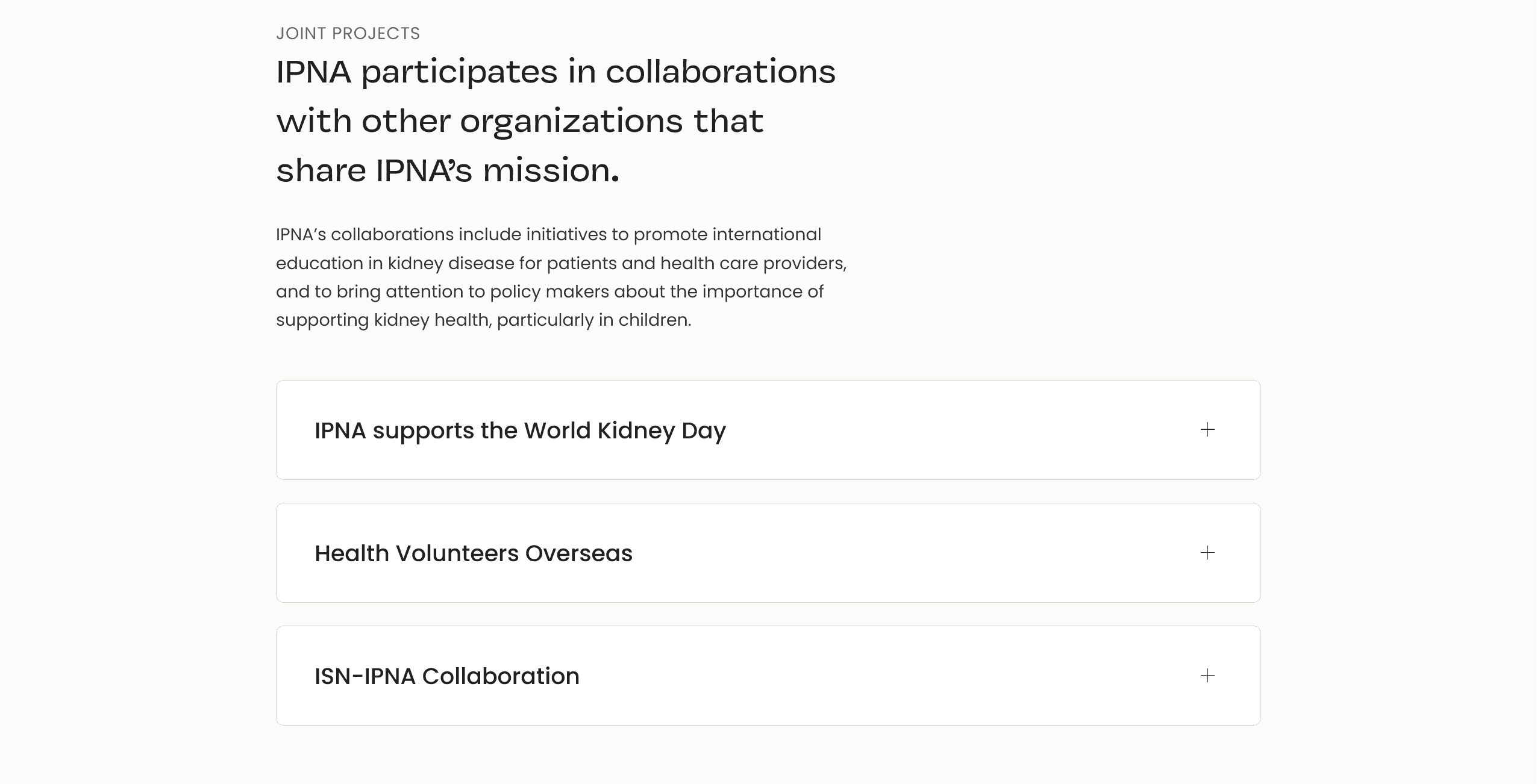 Example of trust and authority: IPNA is a credible source in pediatric nephrology