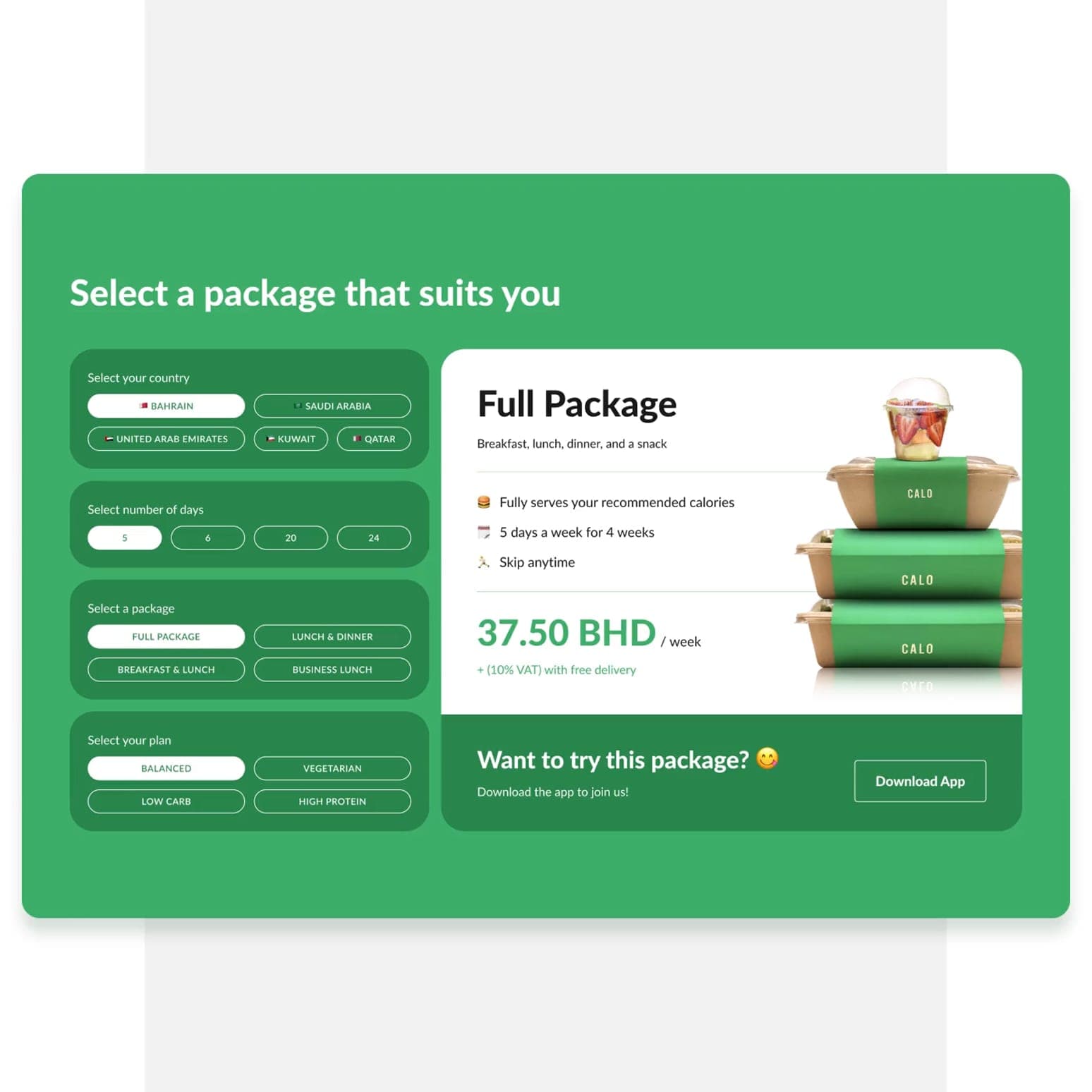 MULTI‑COUNTRY OFFER SWITCH