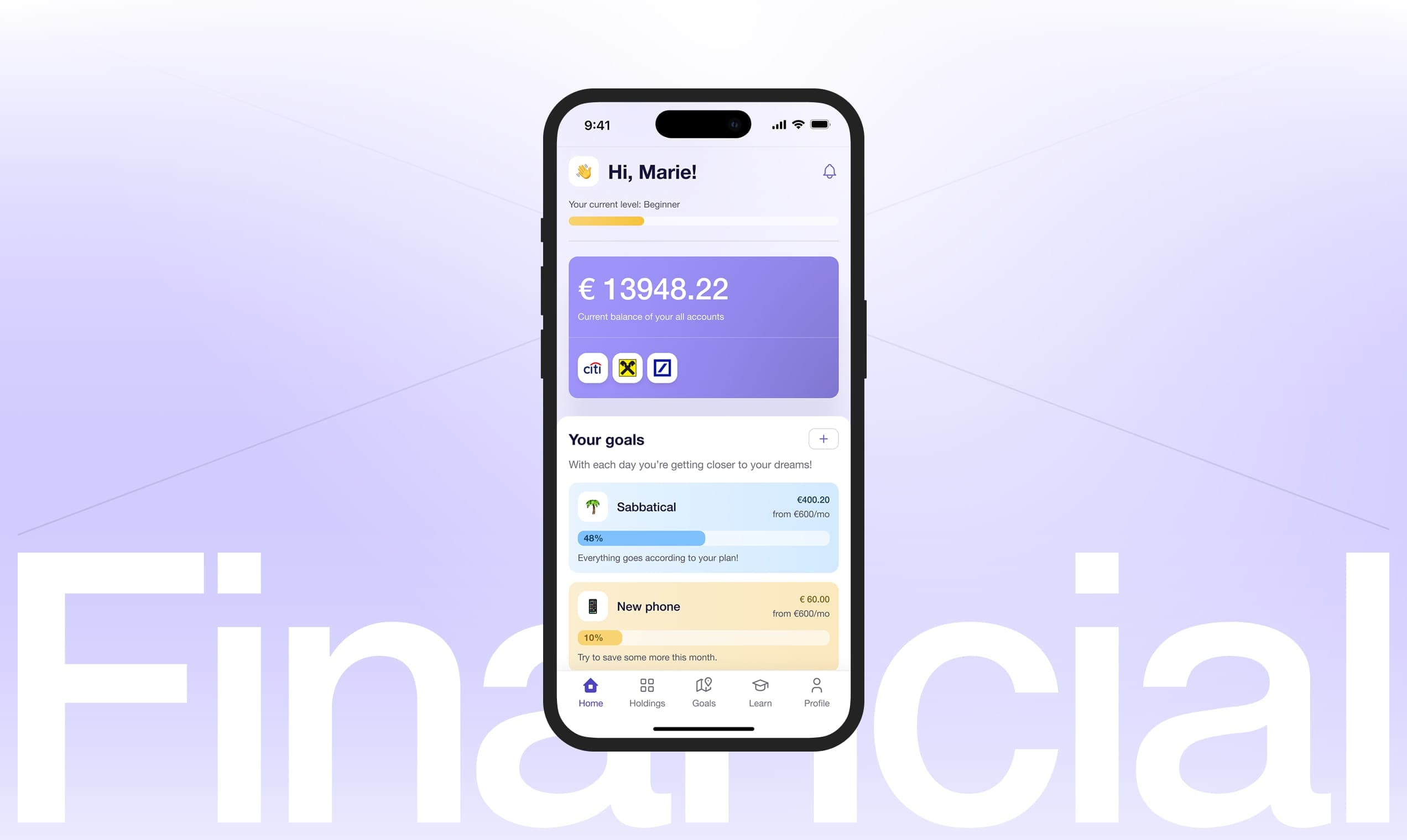 UX & UI Design of a Government-Backed Finance Mobile App