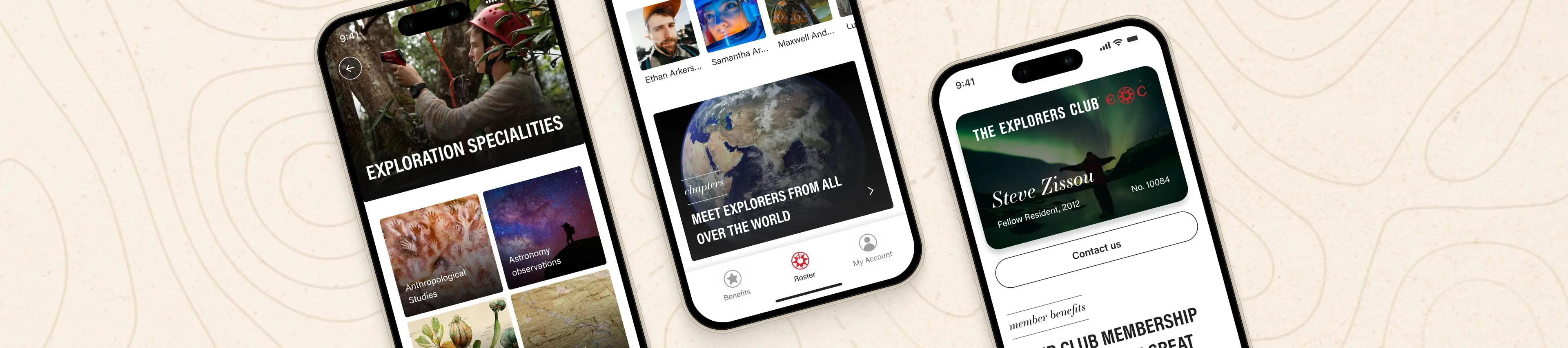 The Explorers Club - Mobile App